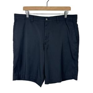 Callaway | Men's Black Hybrid Golf Button Closure Casual Shorts with Pockets